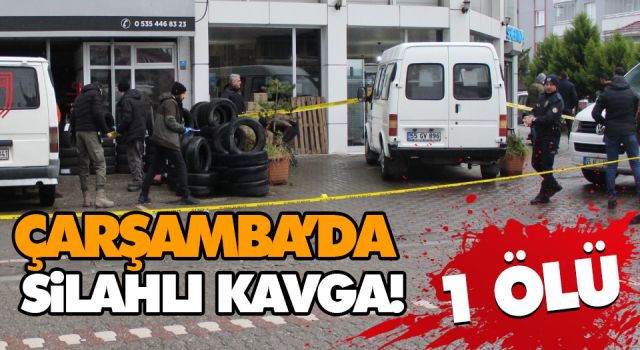Çarşamba’da Sİlahlı Kavga!