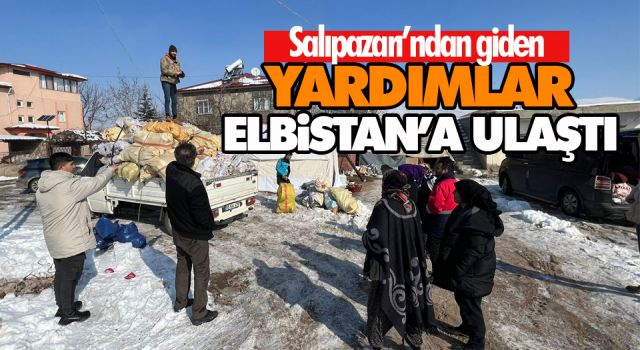 Yardımlar Elbistan’a Ulaştı