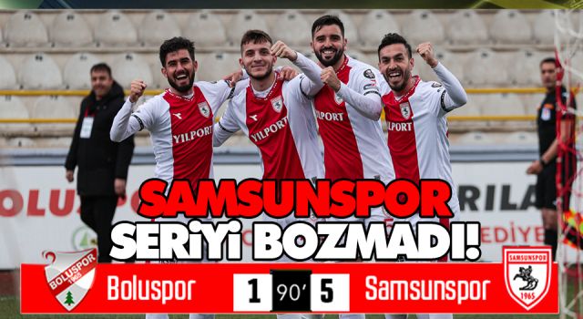 Samsunspor Seriyi Bozmadı!