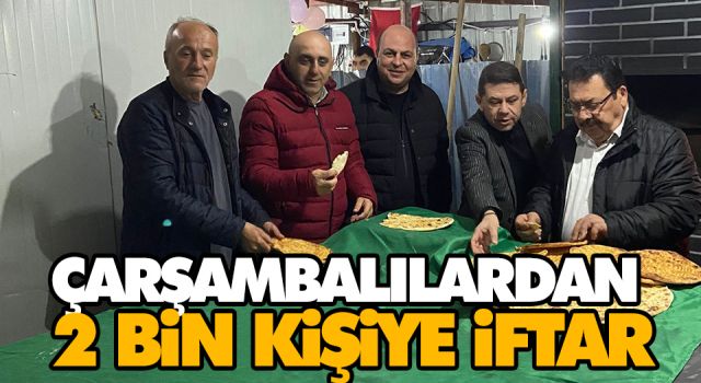 Çarşambalılardan 2 Bin Kişiye İftar