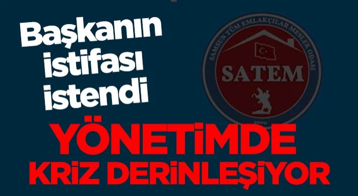 Başkanın İstifası İstendi: Yönetimde Kriz Derinleşiyor