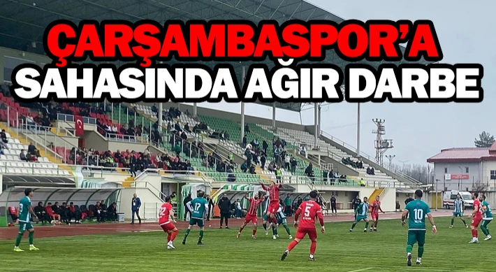 Çarşambaspor’a Sahasında Ağır Darbe
