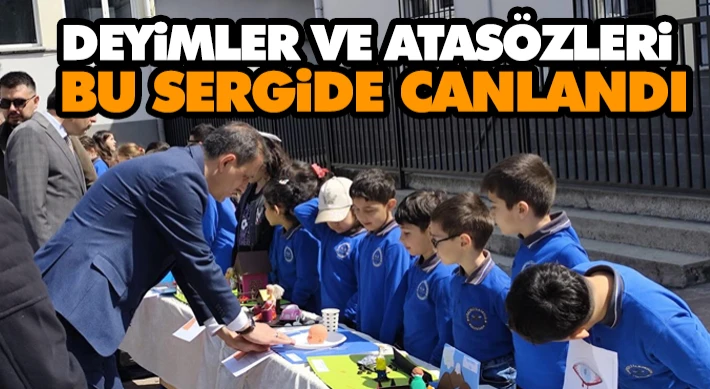 Deyimler Ve Atasözleri Bu Sergide Canlandı