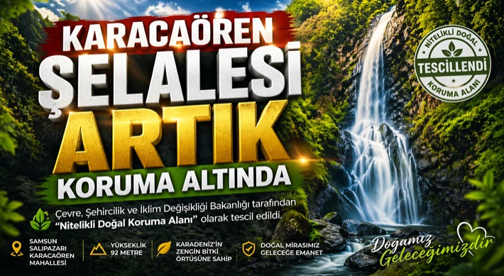 Karacaören Şelalesi Artık Koruma Altında