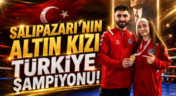 “Salıpazarı’nın Altın Kızı Türkiye Şampiyonu!”