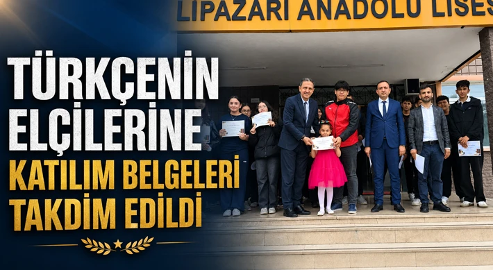 Türkçenin Elçilerine Katılım Belgeleri Takdim Edildi
