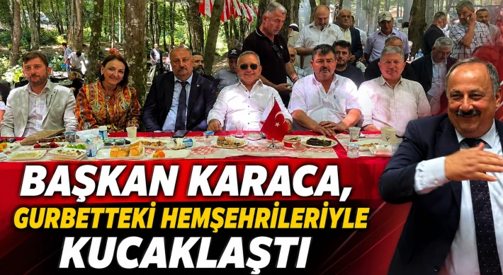 Başkan Karaca, Gurbetteki Hemşehrileriyle Kucaklaştı