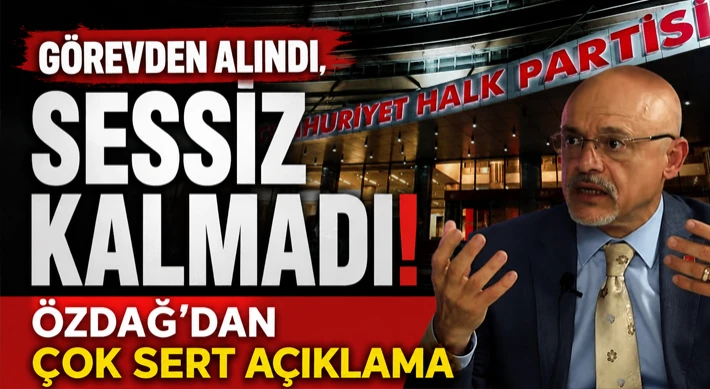 Görevden Alındı, Sessiz Kalmadı! Özdağ'dan Çok Sert Açıklama