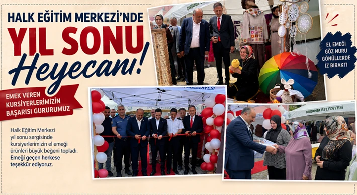 Halk Eğitim Merkezi’nde Yıl Sonu Heyecanı