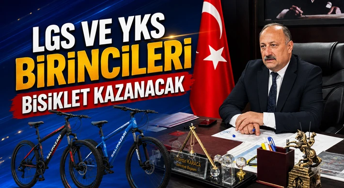 LGS ve YKS Birincileri Bisiklet Kazanacak