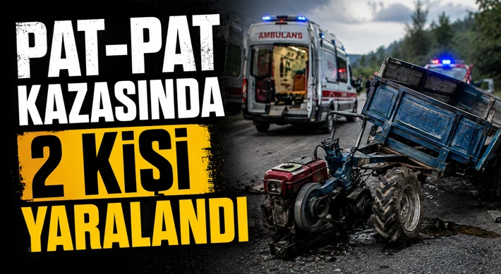 Pat-Pat Kazasında 2 Kişi Yaralandı