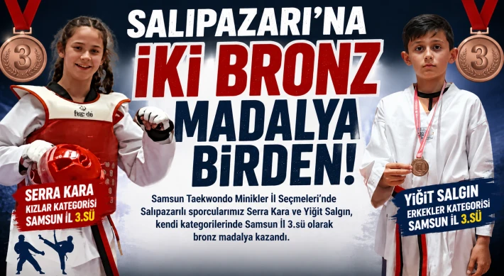 Salıpazarı’na İki Bronz Madalya Birden