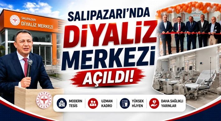 Salıpazarı'nda Diyaliz Merkezi Açıldı.