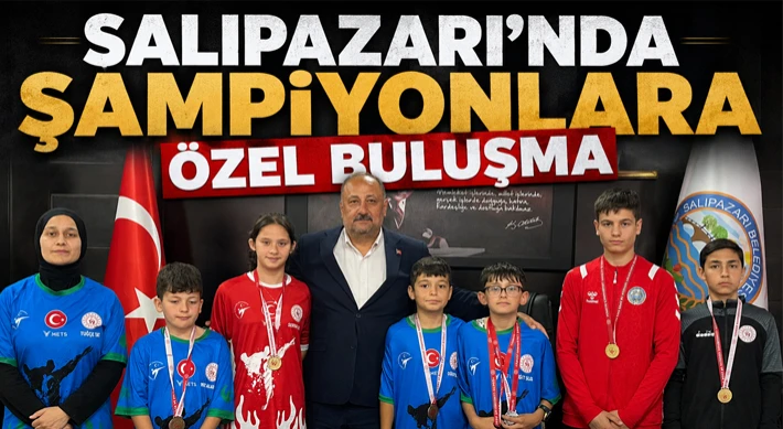 Salıpazarı'nda Şampiyonlara Özel Buluşma