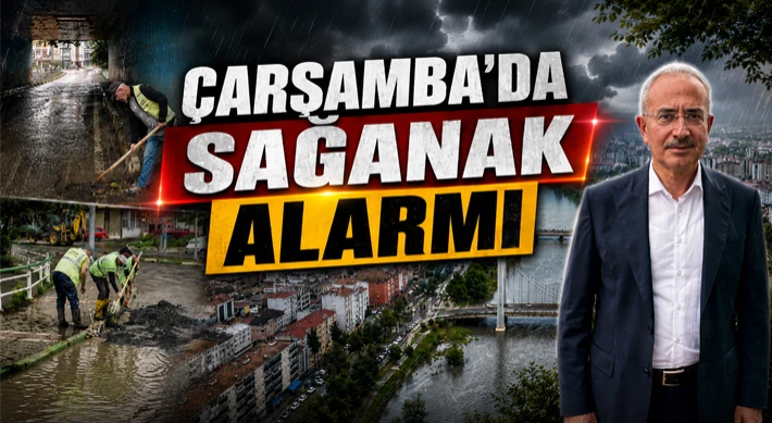Çarşamba’da Sağanak Alarmı
