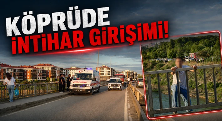 Köprüde İntihar Girişimi!