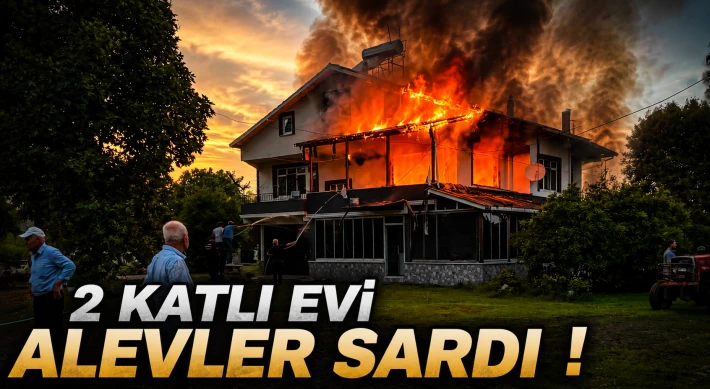 Alevler 2 Katlı Evi Sardı