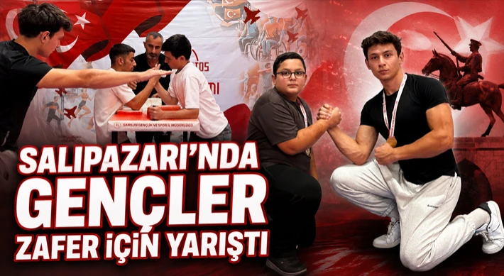 Salıpazarı’nda Gençler Zafer İçin Yarıştı