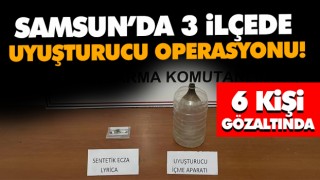 3 İlçede Uyuşturucu Operasyonu!