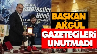 Başkan Akgül, Gazetecileri Unutmadı