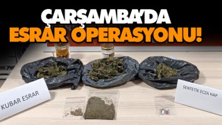 Çarşamba’da Esrar Operasyonu! 1 Gözaltı