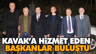 Kavak’a Hizmet Eden Başkanlar Buluştu
