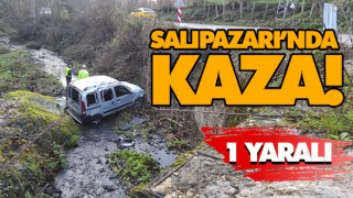 Salıpazarı’nda Kaza! 1 Yaralı