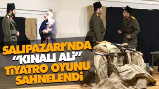 Salıpazarı’nda “Kınalı Ali” Tiyatro Oyunu Sahnelendi