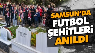 Samsun’da Futbol Şehitleri Anıldı