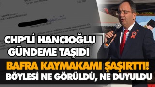 Bafra Kaymakamı Şaşırttı! Böylesi Ne Görüldü, Ne Duyuldu