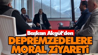 Depremzedelere Moral Ziyareti