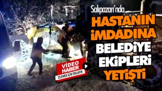 Hastanın İmdadına Belediye Ekipleri Yetişti