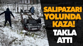 Salıpazarı Yolunda Kaza!