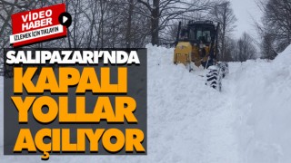 Salıpazarı’nda Kapalı Yollar Açılıyor
