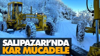 Salıpazarı’nda Kar Mücadele