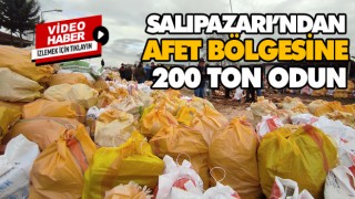 Salıpazarı’ndan Afet Bölgesine 200 Ton Odun