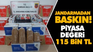 Jandarmadan Baskın! Piyasa Değeri 115 Bin TL