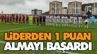 Liderden 1 Puan Almayı Başardı