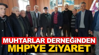 Muhtarlar Derneğinden MHP’ye Ziyaret