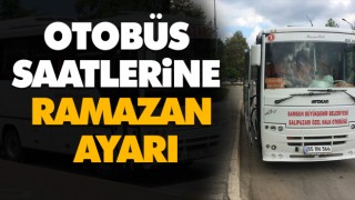 Otobüs Saatlerine Ramazan Ayarı