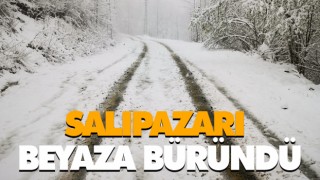 Salıpazarı Beyaza Büründü