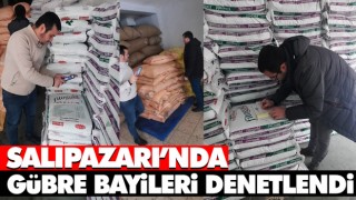 Salıpazarı’nda Gübre Bayileri Denetlendi