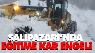 Salıpazarı’nda Okullara Kar Engeli