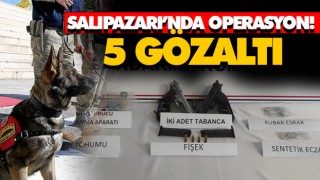 Salıpazarı’nda Operasyonu! 5 Kişi Gözaltında