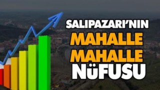 Salıpazarı’nın Mahalle Mahalle Nüfusu