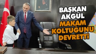 Başkan Akgül Makam Koltuğunu Devretti