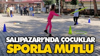 Salıpazarı’nda Çocuklar Sporla Mutlu