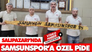 Salıpazarı’nda Samsunspor’a Özel Pide