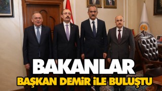 Bakanlar, Başkan Demir İle Buluştu