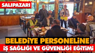 Belediye Personeline İş Sağlığı ve Güvenliği Eğitimi